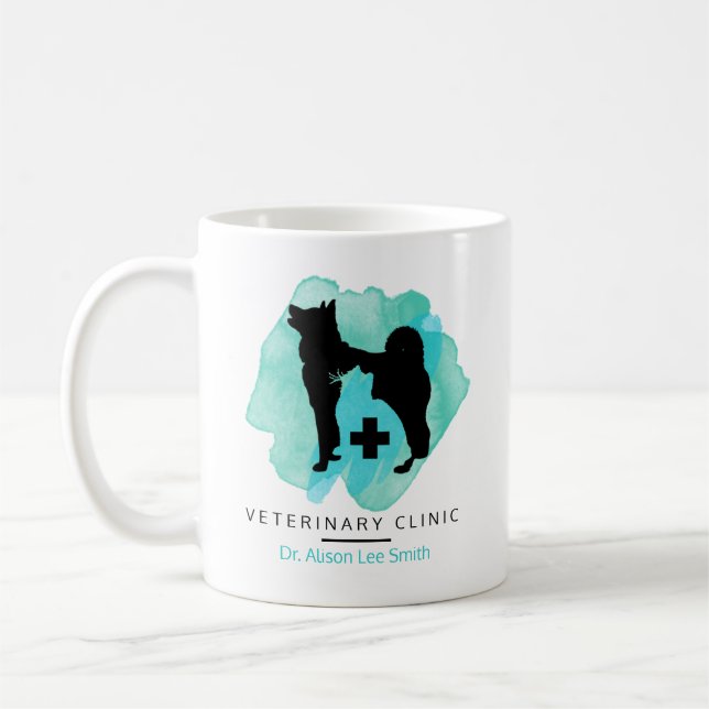 Caneca De Café Veterinária (Esquerda)