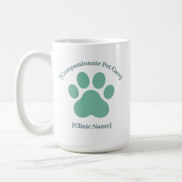 Caneca De Café Veterinarian Staff Mug | Clinic Name Logo Template