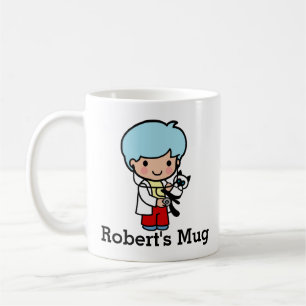 Caneca De Café Veterinário com Kitty Cat