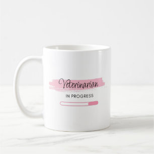 Caneca De Café Veterinário Em Andamento - Personalizado