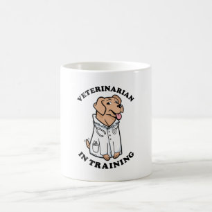 Caneca De Café Veterinário em treinamento