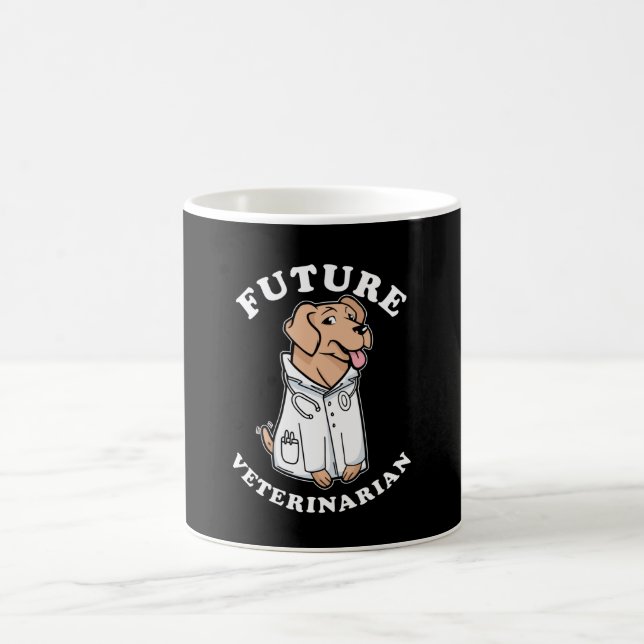 Caneca De Café Veterinário Futuro (Centro)