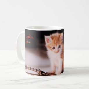 Caneca De Café Veterinário Gatinho Laranja 