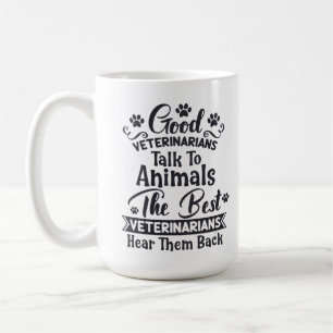 Caneca De Café Veterinários bons e engraçados falam com os animai