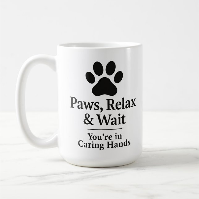 Caneca De Café Veterinary Waiting Room Mug (Esquerda)