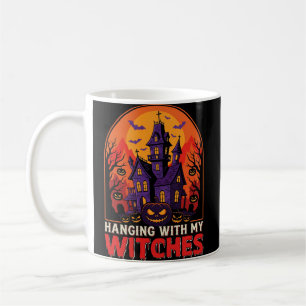 Caneca De Café Vetor de Lua de Abóbora de Monstro de Laboratório