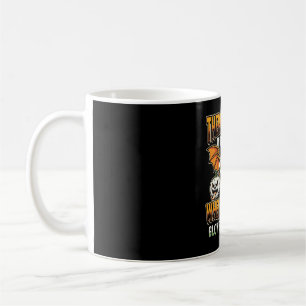 Caneca De Café Vetor de Terror de Lua Cheia de Abóbora Mágica de