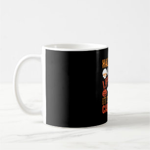 Caneca De Café Vetor de Tipografia de Abóbora de Morcego de Estil