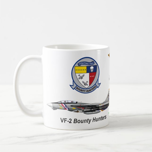 Caneca De Café VF-2 recompensa F-14 Tomcat (Esquerda)