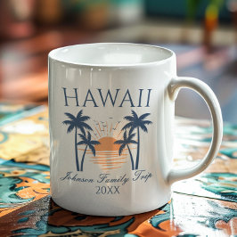 Caneca De Café Viagem à Família Havaí