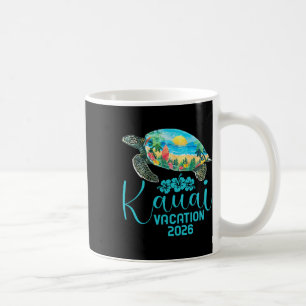 Caneca De Café Viagem ao Kauai Havaí 2026 Férias de Verão com Tar