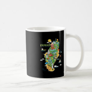 Caneca De Café Viagem ao redor da Ásia Taiwan Taipei Férias em Fa