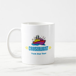 Caneca De Café Viagem da Agência de de Cruzamento de Navios de C