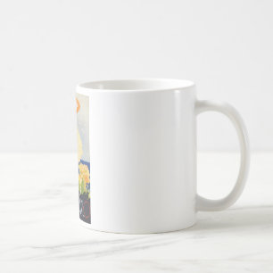Caneca De Café Viagem da praia Monte Carlo, Moça Moda