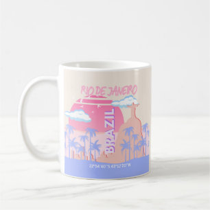 Caneca De Café Viagem de Arte do Brasil no Rio de Janeiro
