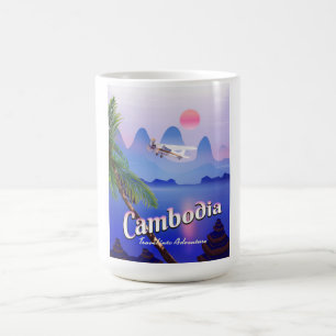 Caneca De Café Viagem de Cambodia 'em Adventure