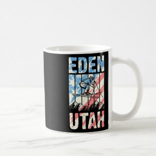 Caneca De Café Viagem de Esqui de Montanha no Estilo Retrô em Ede