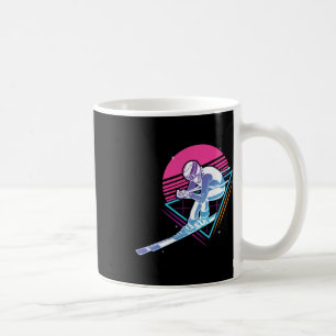 Caneca De Café Viagem de Esqui Esquiando Retro Vintage 80s 90s