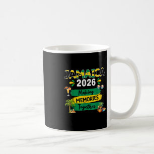 Caneca De Café Viagem de Férias Jamaica 2026 Esquadrão Familiar C