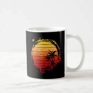 Caneca De Café viagem de férias na praia ao pôr do sol de verão r