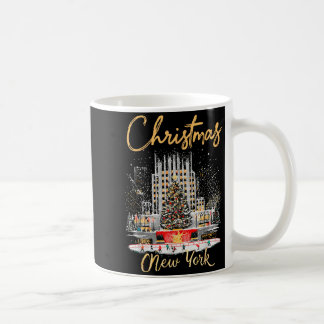 Caneca De Café Viagem de Garota de Natal em Nova York Ny Correspo
