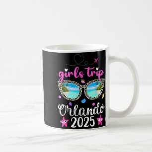 Caneca De Café Viagem de Meninas 2025 Óculos de Sol de Verão Flór