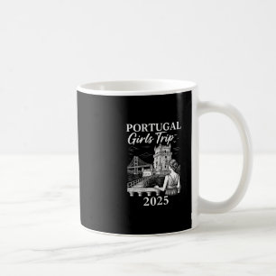 Caneca De Café Viagem de meninas a Portugal 2025 Viagem de férias
