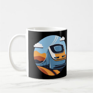 Caneca De Café Viagem de Trem