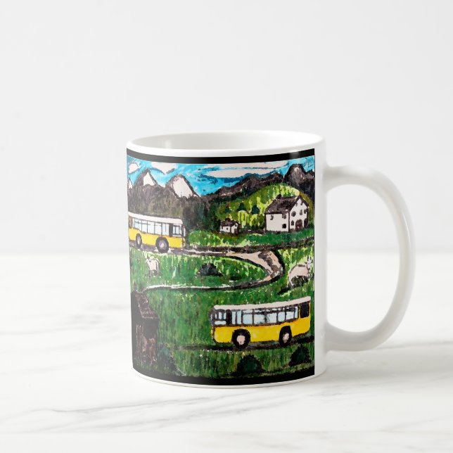 Caneca De Café Viagem do ônibus (Direita)