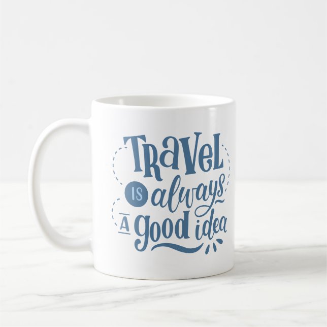 Caneca De Café viagem é sempre uma boa ideia (Esquerda)