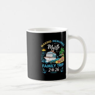 Caneca De Café Viagem em Família Myrtle 2026 Criando Memórias Fér