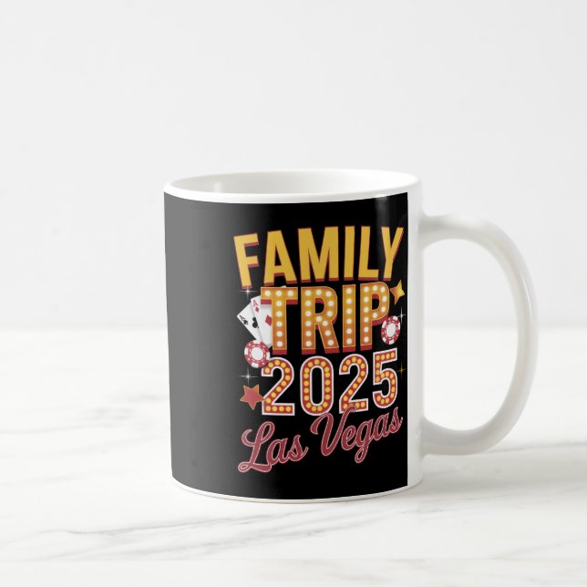 Caneca De Café Viagem Familiar 2025 Las Vegas - Viagem Familiar 2 (Direita)