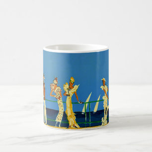 Caneca De Café Viagem francês Vintage Cote D'Azur