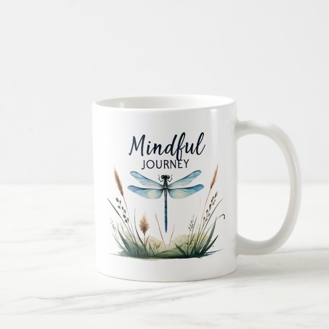 Caneca De Café Viagem indígena - Natureza Dragonfly (Direita)