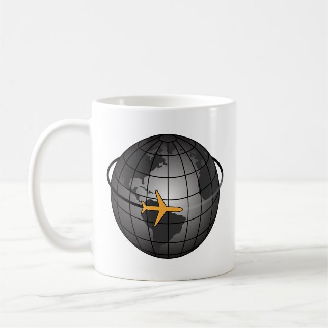 Caneca De Café Viagem Mundial (Esquerda)