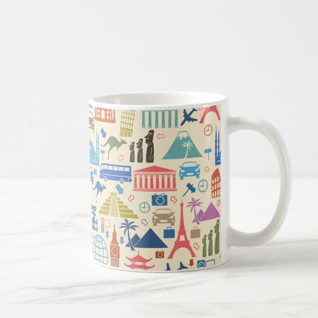 Caneca De Café viagem mundial (Direita)