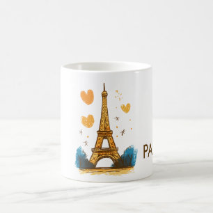 Caneca De Café Viagem Paris França