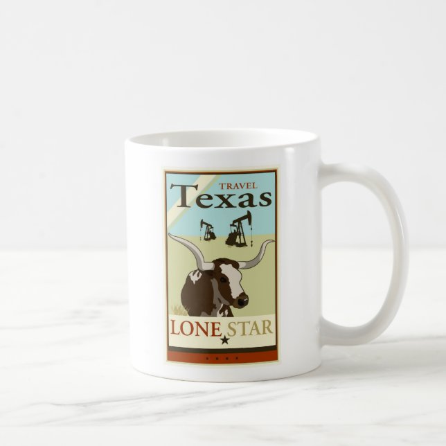 Caneca De Café Viagem Texas (Direita)