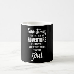 Caneca De Café Viagem Viajando Aspas Adventure Cote Ideia de Ofer