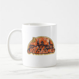 Caneca De Café Viagens Antigas pelo Alabama