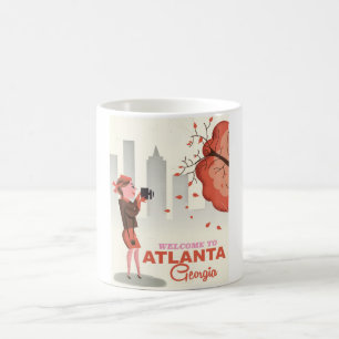 Caneca De Café Viagens vintage Atlanta Georgia
