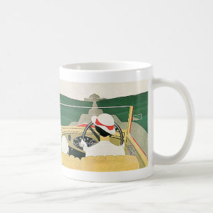 Caneca De Café Viagens vintage, Carro Convertível no País