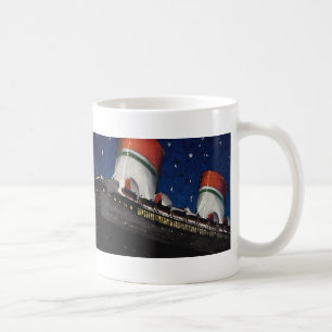 Caneca De Café Viagens vintage, Férias num Navio de Cruzeiro à 