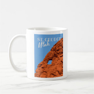 Caneca De Café viagens vintage Hike Rua. Formação de rock Georg