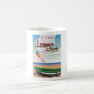 Caneca De Café Viagens vintage Laguna Beach California