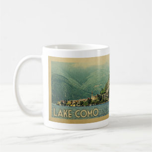 Caneca De Café Viagens vintage Lake Como Itália