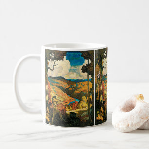 Caneca De Café Viagens vintage, no Antigo Kentucky, NC Wyeth