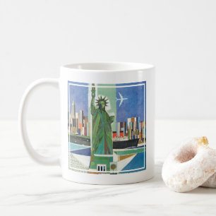 Caneca De Café Viagens vintage Para American Airlines