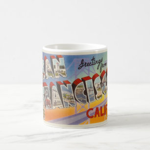 Caneca De Café Viagens vintage São Francisco