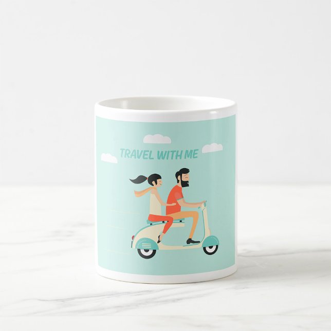 Caneca De Café Viajando Comigo (Criador carregado)